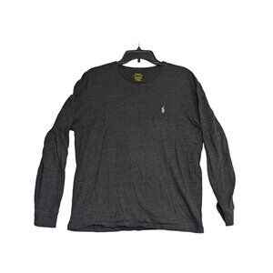 Polo Ralph Lauren Mens Classic Fit Long Sleeve T-Shirt M Charcoal Gray